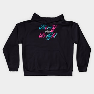 Merry And Bright Kids Hoodie